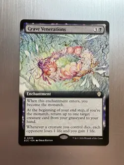 Grave Venerations - 29 - MTG: Lorwyn Eclipsed - Extended Art - Rare - Regular - Image 1