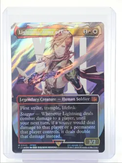 LIGHTNING, ARMY OF ONE 2025 MTG FINAL FANTASY MYTHIC RARE FOIL 3/2 Q1816 - Image 1