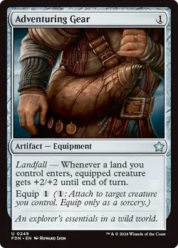 ADVENTURING GEAR x4 mtg NM-M Foundations 4 Unc - Image 1