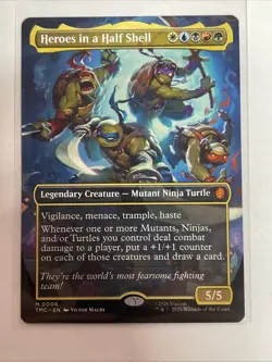 MTg Heroes in a Half Shell (0006) (Borderless) Mythic TMNT - Image 1