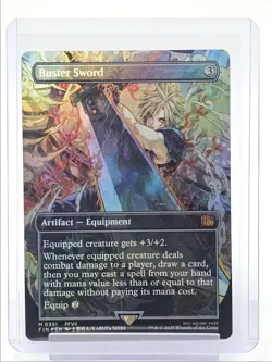 BUSTER SWORD 2025 MTG FINAL FANTASY MYTHIC RARE FOIL Q1816 - Image 1