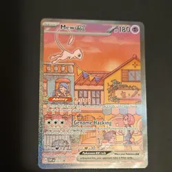 Pokemon Mew EX Promo Full Art Holo SV Scarlet & Violet 053 HP 180 - Image 1