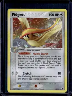 2004 Pokemon EX FireRed & LeafGreen Pidgeot Holo #10/112 - Image 1