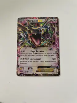Pokemon TCG Rayquaza EX XY69 Shiny Black Star Promo Holo Rare Card - Image 1