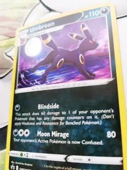 Umbreon SWSH129 Sword & Shield Holo Promo Pokemon Card NM Near Mint - Image 5