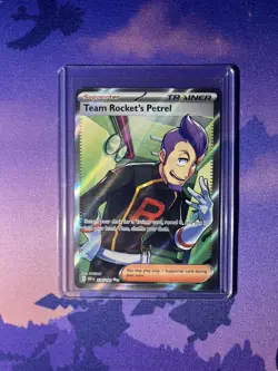 Team Rocket’s Petrel Full Art Trainer 226/182 Pokemon (Destined Rivals) - NM/M - Image 1