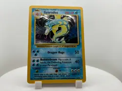 1999 Pokemon Base Set Gyarados 6/102 Holo SHADOWLESS WOTC Vintage LP– See Photos - Image 1