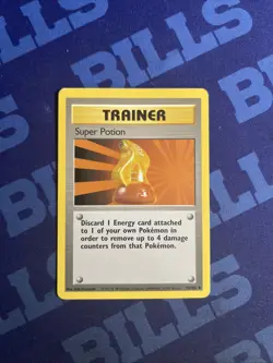 Pokemon Super Potion Trainer Base Set 90/102 LP - Image 1
