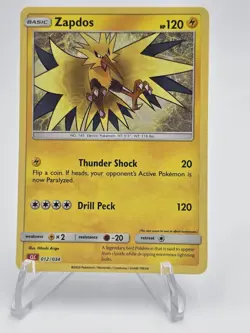 Pokemon TCG Zapdos Pokemon: Trading Card Game Classic 012/034 Holo Free Shipping - Image 1