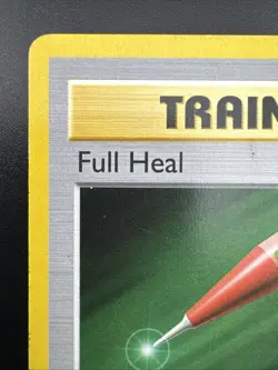 Full Heal 82/102 Pokemon Base Set Shadowless Uncommon Trainer HP - Image 4