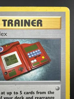 Pokedex 87/102 Pokemon Base Set Shadowless Uncommon Trainer HP - Image 5