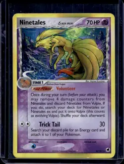 2006 Pokemon EX Dragon Frontiers Ninetales Holo #8/101 - Image 1