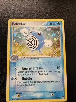 Pokemon TCG Poliwhirl 46/112 Fire Red & Leaf Green Reverse Holo With Swirl 🌀 MP - Image 3