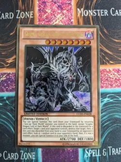 Yu-Gi-Oh! Grapha, Dragon Lord of Dark World GLD5-EN028 1st Edition Gold Rare NM - Image 1