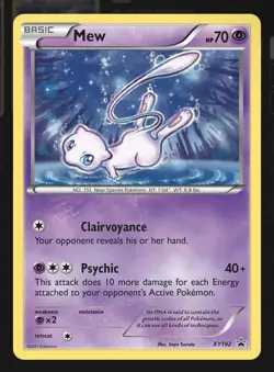 Pokemon Mew XY192 XY Promo Holo Basic Psychic Pokemon TCG Card - Image 1