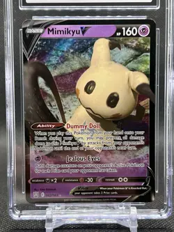💥CGC GEM MINT 10💥MIMIKYU V POKEMON BATTLE STYLES 062/163 HOLO - Image 2