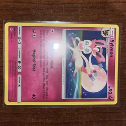 Pokemon Sun & Moon Forbidden Light Sylveon Non-Holo 87/131 - Image 1