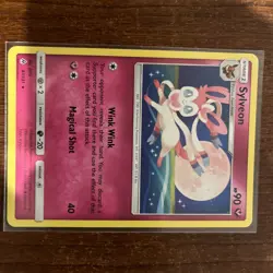 Pokemon Sun & Moon Forbidden Light Sylveon Non-Holo 87/131 - Image 2