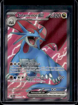 2025 Pokemon Journey Together Salamence ex #177/159 - Image 1