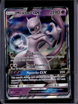 2017 Pokemon Shining Legends Mewtwo Holo #39/73 - Image 1