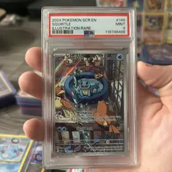 Pokemon Squirtle Illustration Rare #148 PSA Graded Mint 9 - Image 1