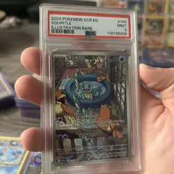 Pokemon Squirtle Illustration Rare #148 PSA Graded Mint 9 - Image 2