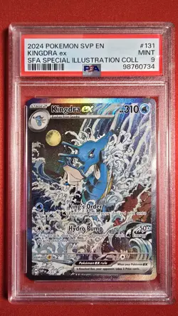 2024 POKEMON SVP PROMO SPECIAL ILLUSTRATION COLLECTION #131 KINGDRA EX PSA 9 - Image 1