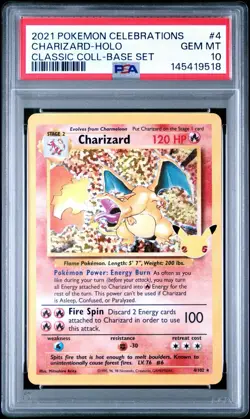SEQUENTIAL BIG 3 PSA 10 BLASTOISE 2 CHARIZARD 4 VENUSAUR 15 CELEBRATIONS POKEMON - Image 2