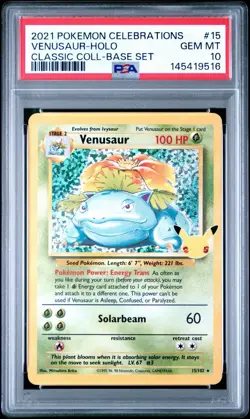 SEQUENTIAL BIG 3 PSA 10 BLASTOISE 2 CHARIZARD 4 VENUSAUR 15 CELEBRATIONS POKEMON - Image 4