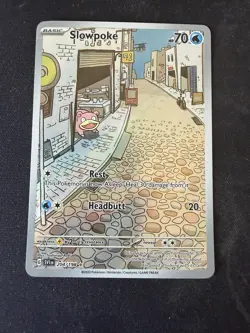 Pokemon TCG Slowpoke 204/198SV01 Scarlet & Violet Base Set Illustration - Image 1