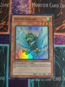 Yu-Gi-Oh! Gusto Gulldo HA05-EN037 1st Edition Super Rare NM - Image 1