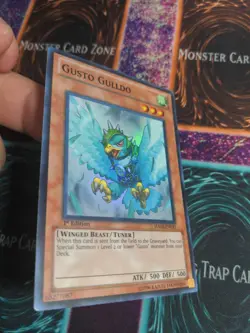 Yu-Gi-Oh! Gusto Gulldo HA05-EN037 1st Edition Super Rare NM - Image 2