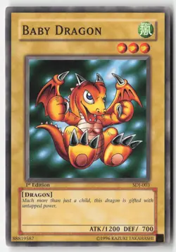 Yugioh - Baby Dragon SDJ-003 1st Edition - Starter Deck: Joey - Image 1