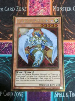 Yu-Gi-Oh! Celestia, Lightsworn Angel PGLD-EN087 Unlimited Gold Rare NM - Image 1