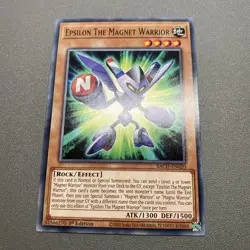 Yu-Gi-Oh! Epsilon The Magnet Warrior Common 1st Edition BACH-EN020 NM/M - Image 1