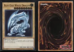 Blue-Eyes White Dragon OP28-EN001 Ultimate Rare ENHANCED Yu-Gi-Oh - Image 3