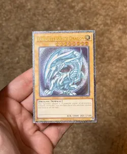 Blue-Eyes White Dragon OP28-EN001 Ultimate Rare ENHANCED Yu-Gi-Oh - Image 4