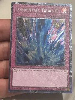 Torrential Tribute - 1st Edition - GRCR-EN057 - Collector's Rare (NM) - Yugioh - Image 2