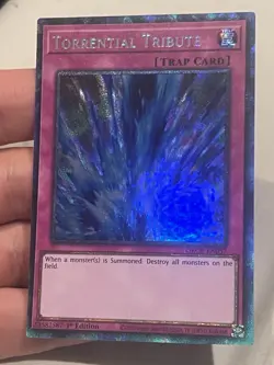 Torrential Tribute - 1st Edition - GRCR-EN057 - Collector's Rare (NM) - Yugioh - Image 3