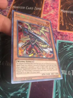 Yu-Gi-Oh! Ignis Heat, the True Dracowarrior FIGA-EN053 1st Ed Secret Rare NM - Image 2