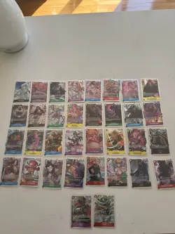 One piece Secret Rare Lot X 30 Boa Hancock, Stussy, Uta, Sanji - Image 1