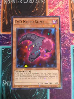 Yu-Gi-Oh! D/D Necro Slime SP17-EN027 1st Edition Starfoil Rare NM - Image 1