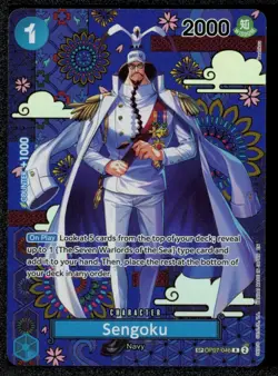 Sengoku OP07-046 SP One Piece TCG The Azure Sea’s Seven Foil English - Image 1
