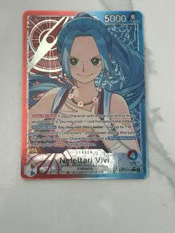 One Piece Nefeltari Vivi Alt Art Leader EB03-001 Foil 5000 English Heroines - Image 1