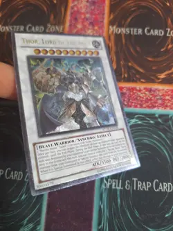 Yu-Gi-Oh! TCG Thor, Lord of the Aesir STOR-EN038 Ultimate Rare Unlimited LP/MP - Image 2