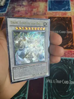 Yu-Gi-Oh! TCG Thor, Lord of the Aesir STOR-EN038 Ultimate Rare Unlimited LP/MP - Image 3