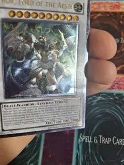 Yu-Gi-Oh! TCG Thor, Lord of the Aesir STOR-EN038 Ultimate Rare Unlimited LP/MP - Image 4