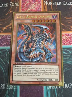 Yu-Gi-Oh! TCG Dark Armed Dragon PGLD-EN064 Gold Rare 1st Edition Near Mint - Image 1