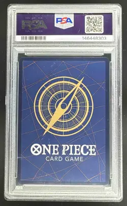 Shanks 2025 One Piece Carrying On His Will #OP09-004 3rd Anniversary Gold PSA 10 - Image 2