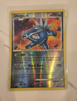 Dialga 6/127 Reverse Holo Rare Platinum Pokemon Card - LP - Image 1